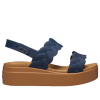 Crocs (WMNS) Brooklyn Woven Wedge Sandaalit ”Blue Brown” 209977-410
