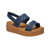 Crocs (WMNS) Brooklyn Woven Wedge Sandaalit ”Blue Brown” 209977-410