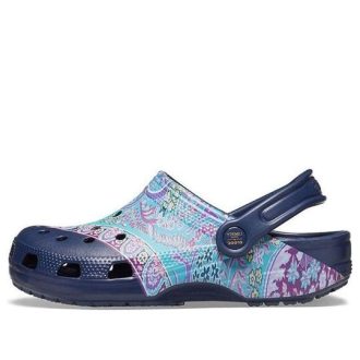 Crocs (WMNS) Classic Clog Liberty London Beach Deep Blue Sandaalit 206447-410