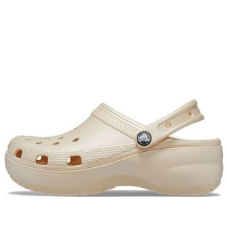 Crocs (WMNS) Classic Clog Platform Shimmer ”Vanilla” 208590-108 Crocs (WMNS) Classic Clog Platform Shimmer ”Vanilla” 208590-108
