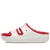 Crocs (WMNS) Classic Cozzzy Holiday -neulesandaali ”White Red” 209227-90H