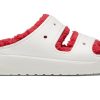 Crocs (WMNS) Classic Cozzzy Holiday -neulesandaali ”White Red” 209227-90H