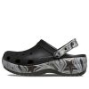 Crocs (WMNS) Classic Crush Disco Clog ”Musta” 208123-0C4