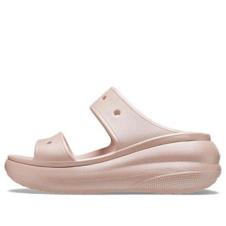 Crocs (WMNS) Classic Crush Shimmer ”Pink” 208602-6TY Crocs (WMNS) Classic Crush Shimmer ”Pink” 208602-6TY