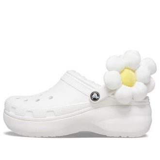 Crocs (WMNS) Classic Flower puukengät ”White” 209236-90H Crocs (WMNS) Classic Flower puukengät ”White” 209236-90H