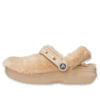 Crocs (WMNS) Classic Fur Sure Clogs ”Chai” 207303-212 Crocs (WMNS) Classic Fur Sure Clogs ”Chai” 207303-212