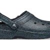 Crocs (WMNS) Classic Glitter Musta vuoratut puukengät ”Starry Skies” 205842-9BD