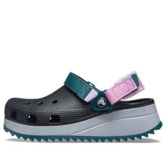 Crocs (WMNS) Classic Hiker Clog ”Black Gey Teal” 206772-988 Crocs (WMNS) Classic Hiker Clog ”Black Gey Teal” 206772-988