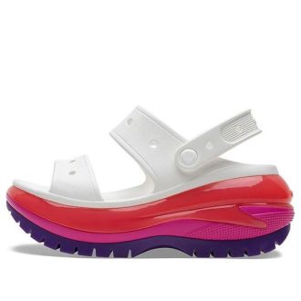 Crocs (WMNS) Classic Mega Crush Sandaali ”White Red Purple” 207989-94S