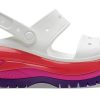 Crocs (WMNS) Classic Mega Crush Sandaali ”White Red Purple” 207989-94S