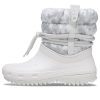 Crocs (WMNS) Classic Neo Puff Luxe -saappaat ”White Grey” 207312-1CR