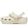 Crocs (WMNS) Classic Platform Chain puukengät ”Bone” 209022-2Y2