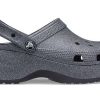 Crocs (WMNS) Classic Platform Glitter II Clog ”Musta” 207770-001