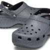 Crocs (WMNS) Classic Platform Glitter II Clog ”Musta” 207770-001