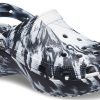 Crocs (WMNS) Classic Platform marmoroitu puukenkä ”Black White” 207176-066