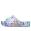 Crocs (WMNS) Classic Platform Palm Print -dia ”Blue Multi-Color” 208607-4NQ
