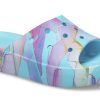Crocs (WMNS) Classic Platform Palm Print -dia ”Blue Multi-Color” 208607-4NQ