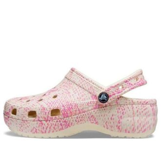 Crocs (WMNS) Classic Platform Snake Print -puukengät ”Pink” 207328-2Y3