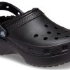 Crocs (WMNS) Classic Platform vuorattu puukenkä ”Musta” 207938-001