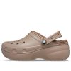 Crocs (WMNS) Classic Platform vuoratut puukengät ”Mushroom” 207938-195