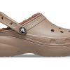 Crocs (WMNS) Classic Platform vuoratut puukengät ”Mushroom” 207938-195