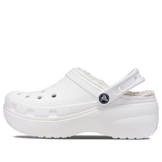 Crocs (WMNS) Classic Platform vuoratut puukengät ”White” 207938-100