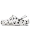 Crocs (WMNS) Classic Skull Print -puukengät ”White Black” 208993-103