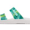 Crocs (WMNS) Classic Tropical Outdoor tasakorkoiset urheilutossut Valkoinen Vihreä 207183-94S
