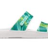 Crocs (WMNS) Classic Tropical Outdoor tasakorkoiset urheilutossut Valkoinen Vihreä 207183-94S