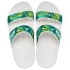 Crocs (WMNS) Classic Tropical Outdoor tasakorkoiset urheilutossut Valkoinen Vihreä 207183-94S