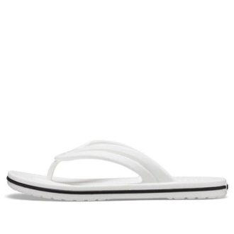 Crocs (WMNS) Crocband Flip-Flops ”White” 206100-100