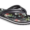 Crocs (WMNS) Crocband Flowers Flip-Flops Musta 206101-0FF