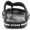 Crocs (WMNS) Crocband Flowers Flip-Flops Musta 206101-0FF