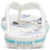 Crocs (WMNS) Crocband Flowers Flip-Flops valkoinen 206101-1C8