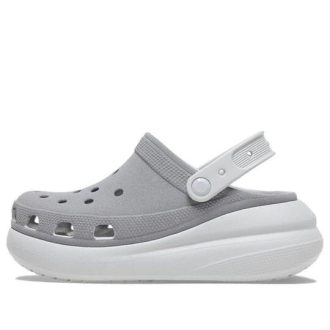Crocs (WMNS) Crush heijastavat puukengät ”Grey White” 209209-1LP Crocs (WMNS) Crush heijastavat puukengät ”Grey White” 209209-1LP