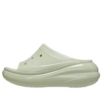 Crocs (WMNS) Crush High Shine Slides ”Light Green” 209648-3VS Crocs (WMNS) Crush High Shine Slides ”Light Green” 209648-3VS