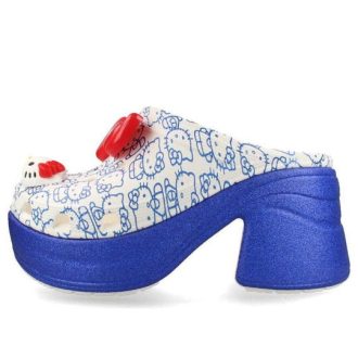 Crocs (WMNS) Hello Kitty Siren puukengät ”White Blue” 209451-100 Crocs (WMNS) Hello Kitty Siren puukengät ”White Blue” 209451-100