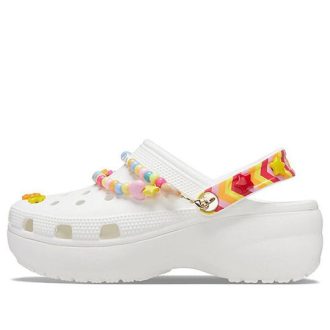Crocs (WMNS) hengittävät valkoiset sandaalit 206984-94S Crocs (WMNS) hengittävät valkoiset sandaalit 206984-94S