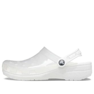 Crocs (WMNS) Jelly Crocs läpinäkyvät Unisex valkoiset sandaalit 206908-100 Crocs (WMNS) Jelly Crocs läpinäkyvät Unisex valkoiset sandaalit 206908-100