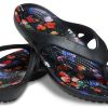 Crocs (WMNS) Kadee 2 Painettu Flip Minimalistinen Casual Flip-Flops Musta 206866-001