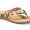 Crocs (WMNS) Kadee ll Leopard Print Flip-Flops Ruskea 206398-98R