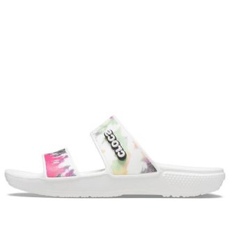Crocs (WMNS) klassinen solmiovärillinen graafinen sandaali ”Black Green” 207283-94S Crocs (WMNS) klassinen solmiovärillinen graafinen sandaali ”Black Green” 207283-94S
