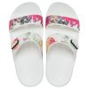 Crocs (WMNS) klassinen solmiovärillinen graafinen sandaali ”Black Green” 207283-94S