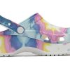 Crocs (WMNS) Klassiset tukkipilvet Tieväripainatus Kevyt Kodikas Urheilusandaalit Pinkki Sininen 207151-94S Crocs (WMNS) Klassiset tukkipilvet Tieväripainatus Kevyt Kodikas Urheilusandaalit Pinkki Sininen 207151-94S