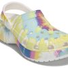 Crocs (WMNS) Klassiset tukkipilvet Tieväripainatus Kevyt Kodikas Urheilusandaalit Pinkki Sininen 207151-94S Crocs (WMNS) Klassiset tukkipilvet Tieväripainatus Kevyt Kodikas Urheilusandaalit Pinkki Sininen 207151-94S