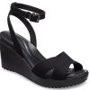 Crocs (WMNS) Leigh II Cross Strap Nilkkasandaalit ”Musta” 204950-060