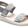 Crocs (WMNS) Literide Graphic Sandaalit ”Grey” 205375-0E9