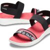 Crocs (WMNS) LiteRide Pattern Outdoor Open Toe Black Red Sandaalit ”Black Red” 205868-066 Crocs (WMNS) LiteRide Pattern Outdoor Open Toe Black Red Sandaalit ”Black Red” 205868-066