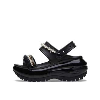 Crocs (WMNS) Mega Crush Pearl Ruffle Sandaali ”Musta” 210179 Crocs (WMNS) Mega Crush Pearl Ruffle Sandaali ”Musta” 210179