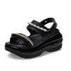 Crocs (WMNS) Mega Crush Pearl Ruffle Sandaali ”Musta” 210179
